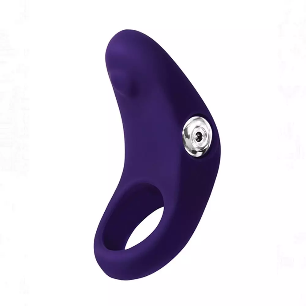 VeDO Rev Rechargeable Couples Vibrating Silicone C-Ring - Purple